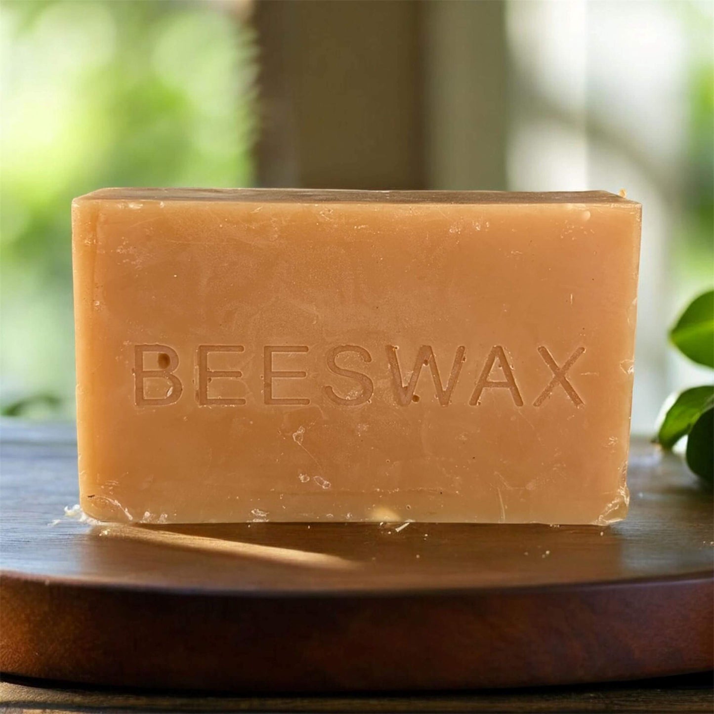 1 lb natural beeswax bar for candle making and DIY projects